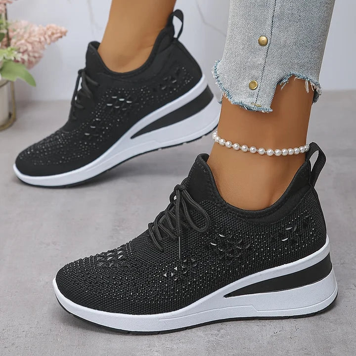 Iselin – Ortopediske sneakers med strass