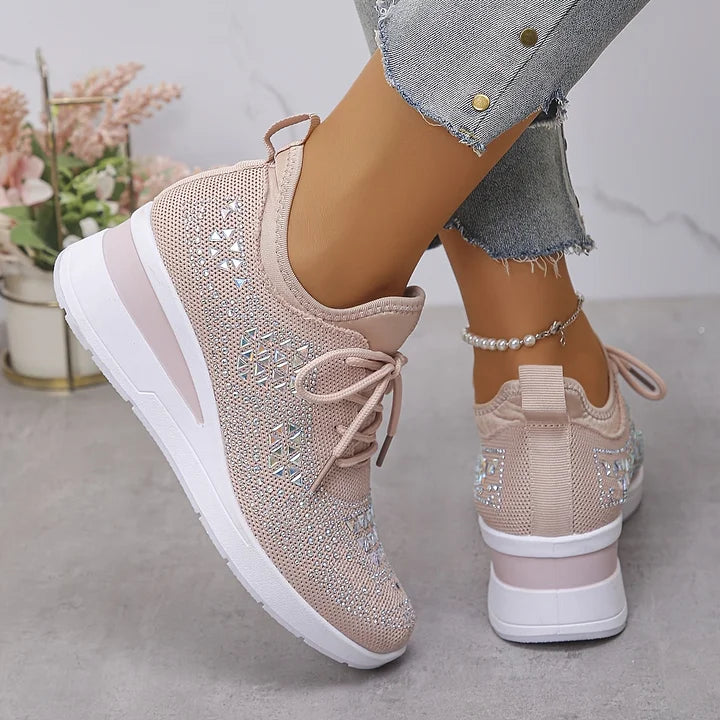 Iselin – Ortopediske sneakers med strass