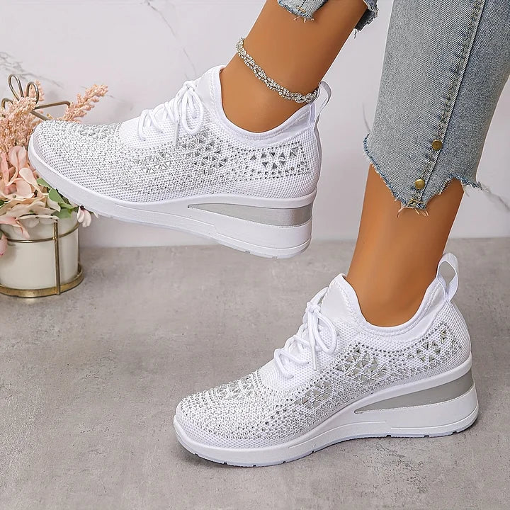 Iselin – Ortopediske sneakers med strass