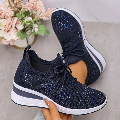 Iselin – Ortopediske sneakers med strass