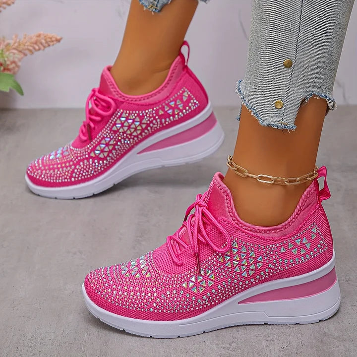 Iselin – Ortopediske sneakers med strass