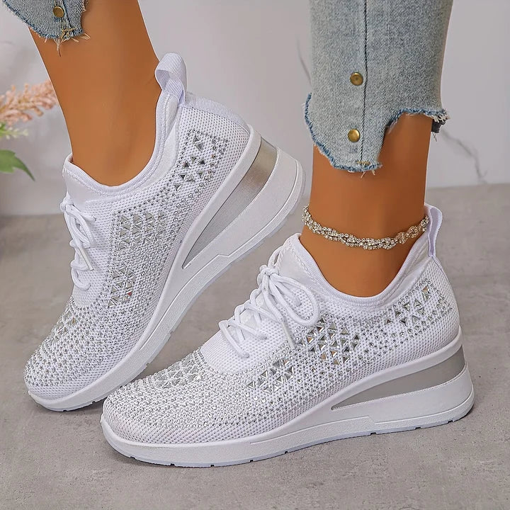 Iselin – Ortopediske sneakers med strass