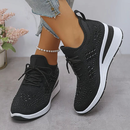 Iselin – Ortopediske sneakers med strass