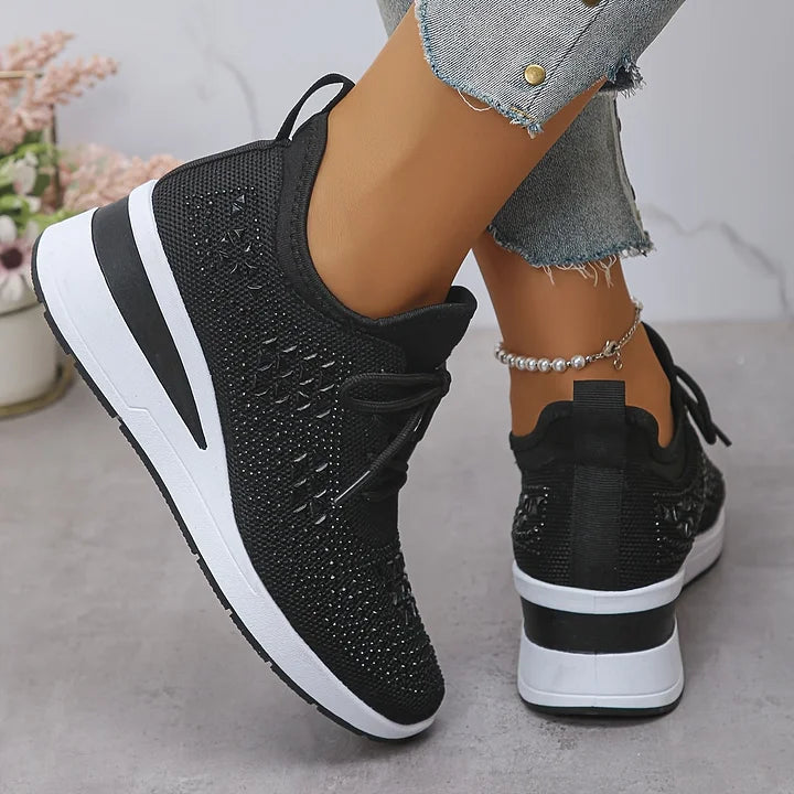 Iselin – Ortopediske sneakers med strass