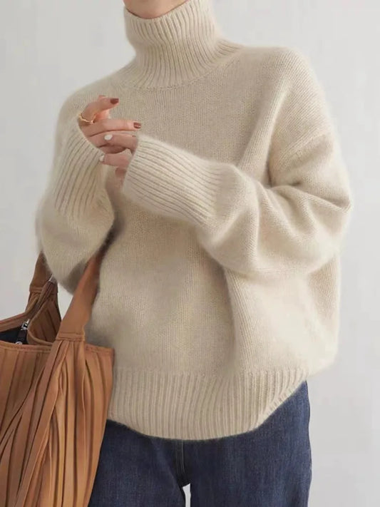 Isabella – Høj krave i cashmere