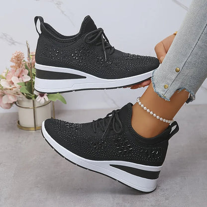 Iselin – Ortopediske sneakers med strass