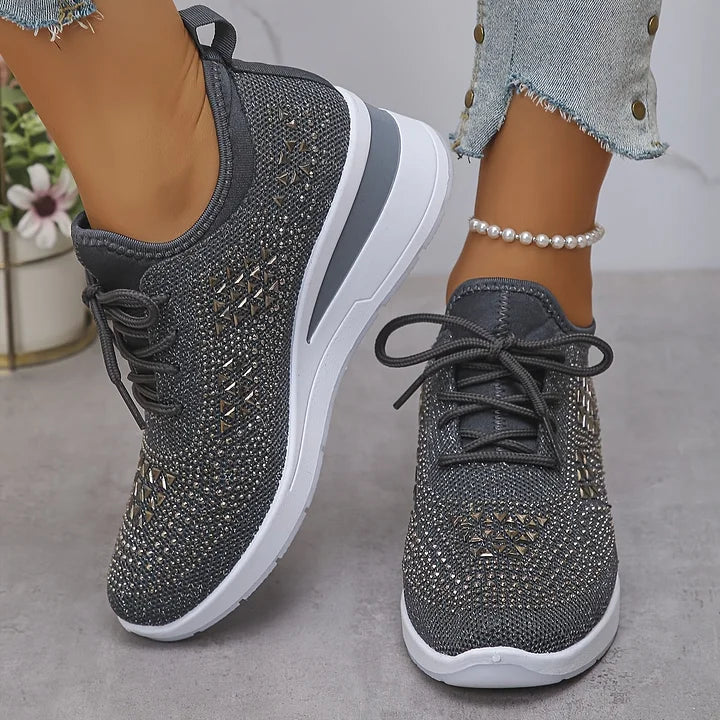 Iselin – Ortopediske sneakers med strass