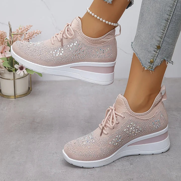 Iselin – Ortopediske sneakers med strass