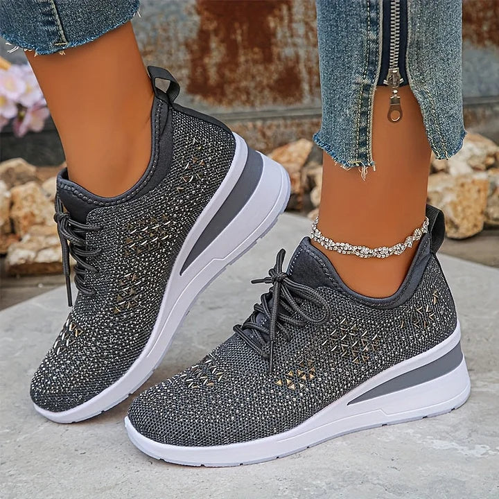 Iselin – Ortopediske sneakers med strass