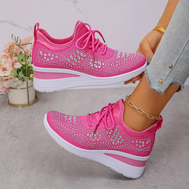 Iselin – Ortopediske sneakers med strass