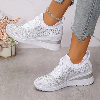 Iselin – Ortopediske sneakers med strass