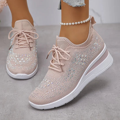 Iselin – Ortopediske sneakers med strass