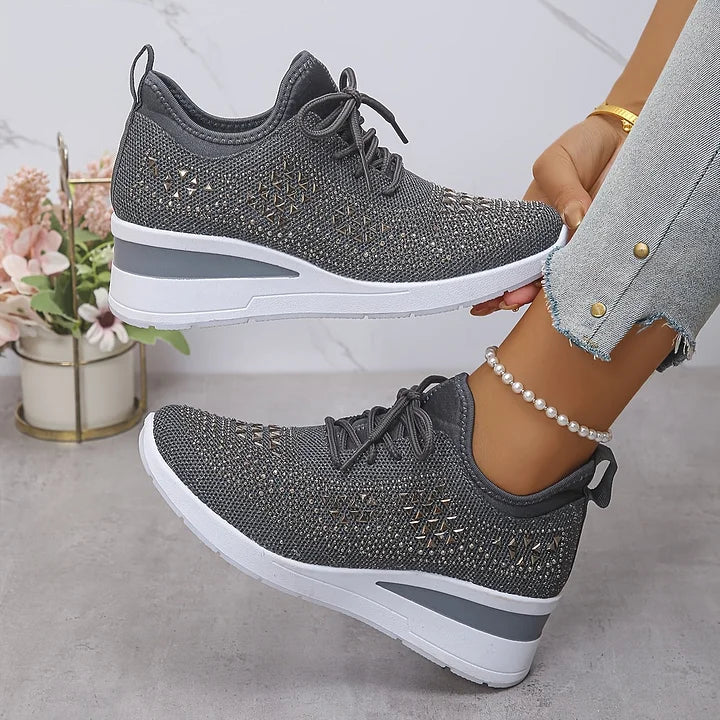 Iselin – Ortopediske sneakers med strass